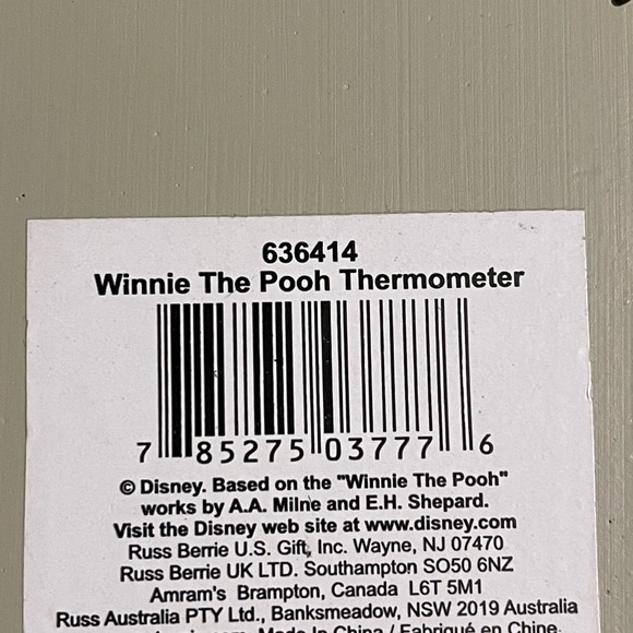 Winnie The Pooh Thermometer - Picture 3 of 5